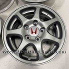 JDM EK9 Civic Type R Gunmetal 5 Lug Wheels